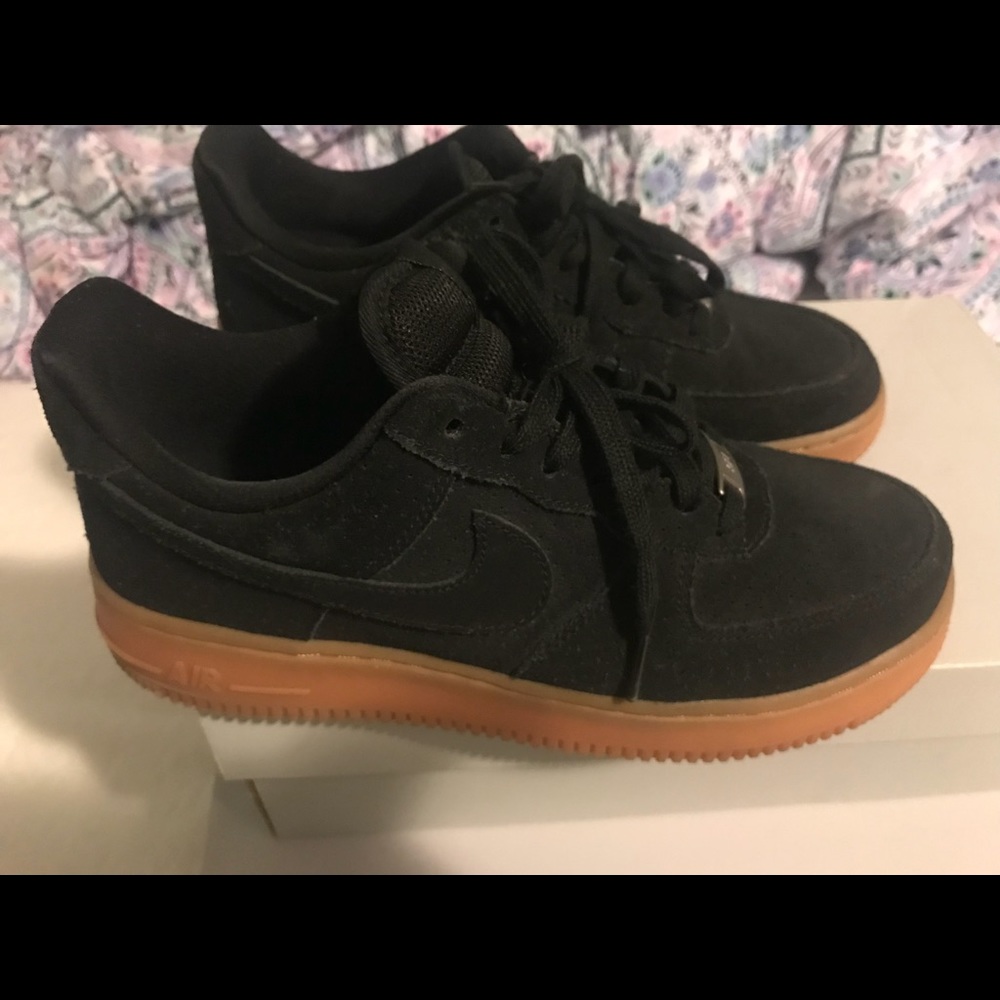 Nike Suede gum bottom Air Force 1’s